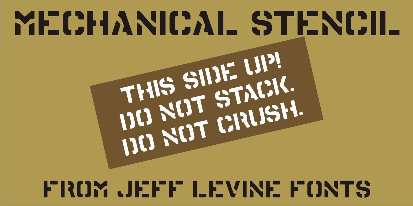 Mechanical Stencil JNL