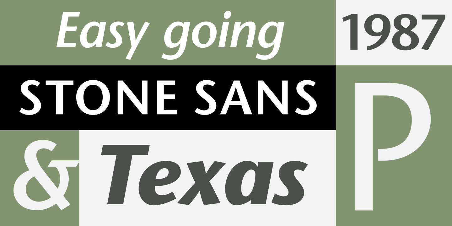 ITC Stone Sans®
