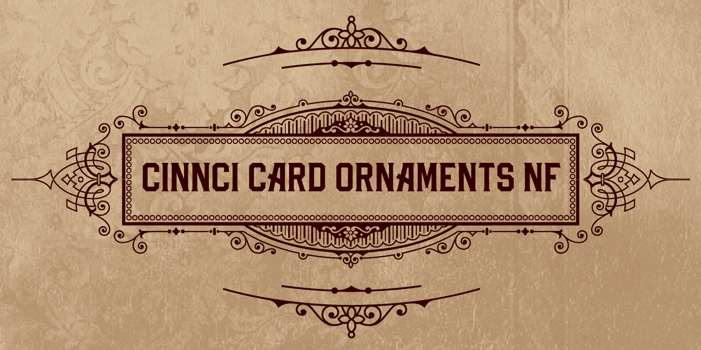 Cinnci Card Ornaments NF