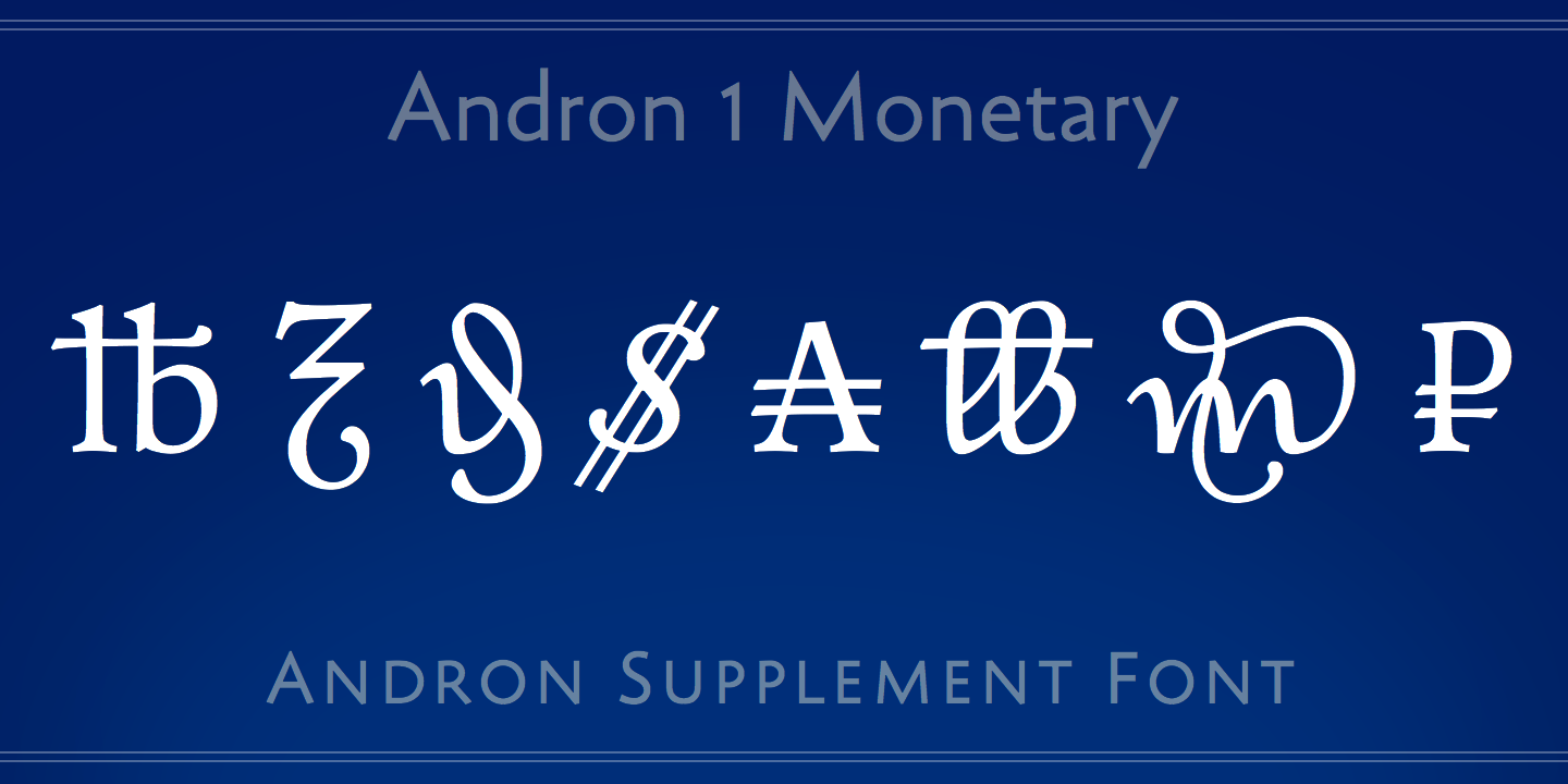 Andron 1 Monetary™