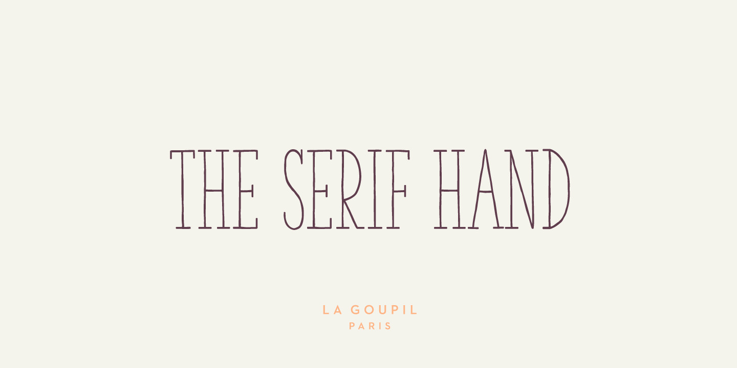 The Serif Hand