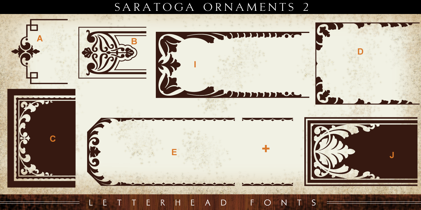 LHF Saratoga Ornaments™