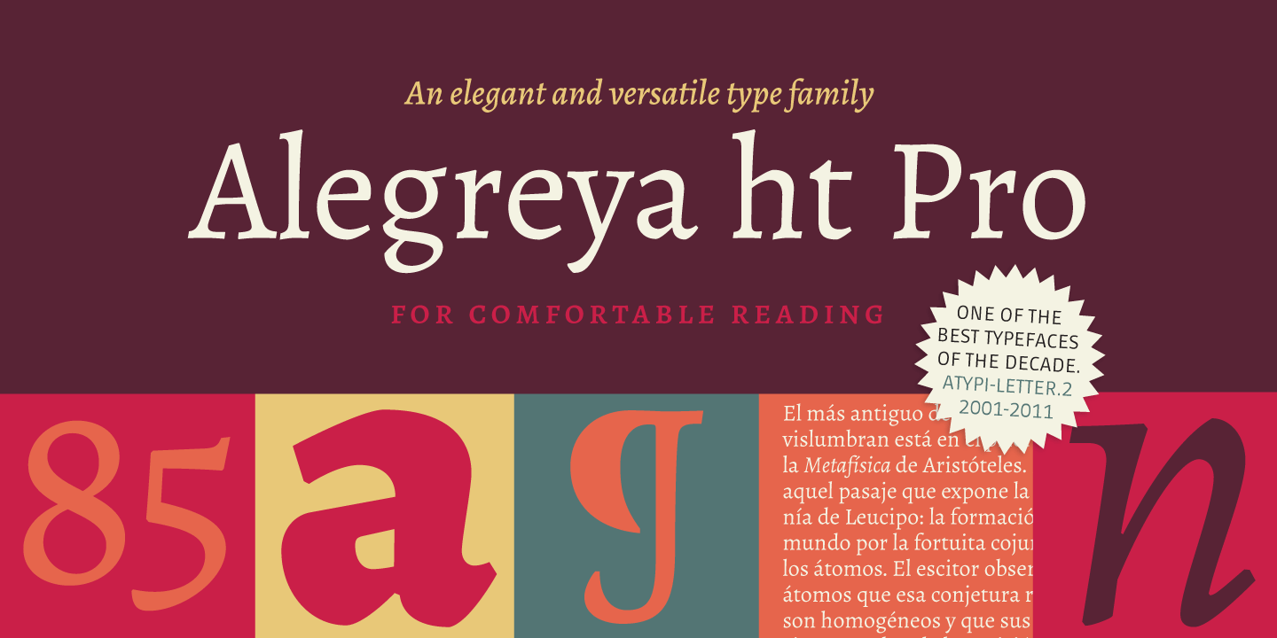 Alegreya ht Pro