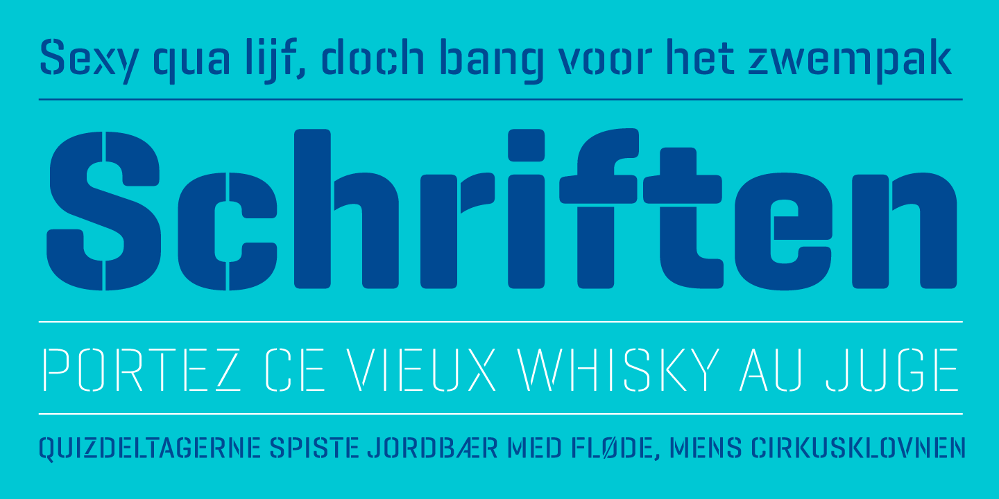 Geogrotesque Stencil