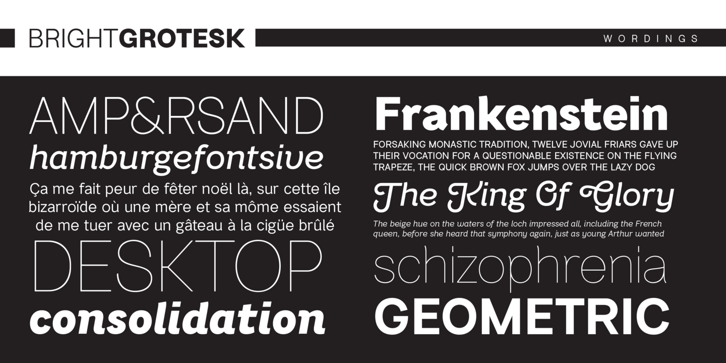 Bright Grotesk