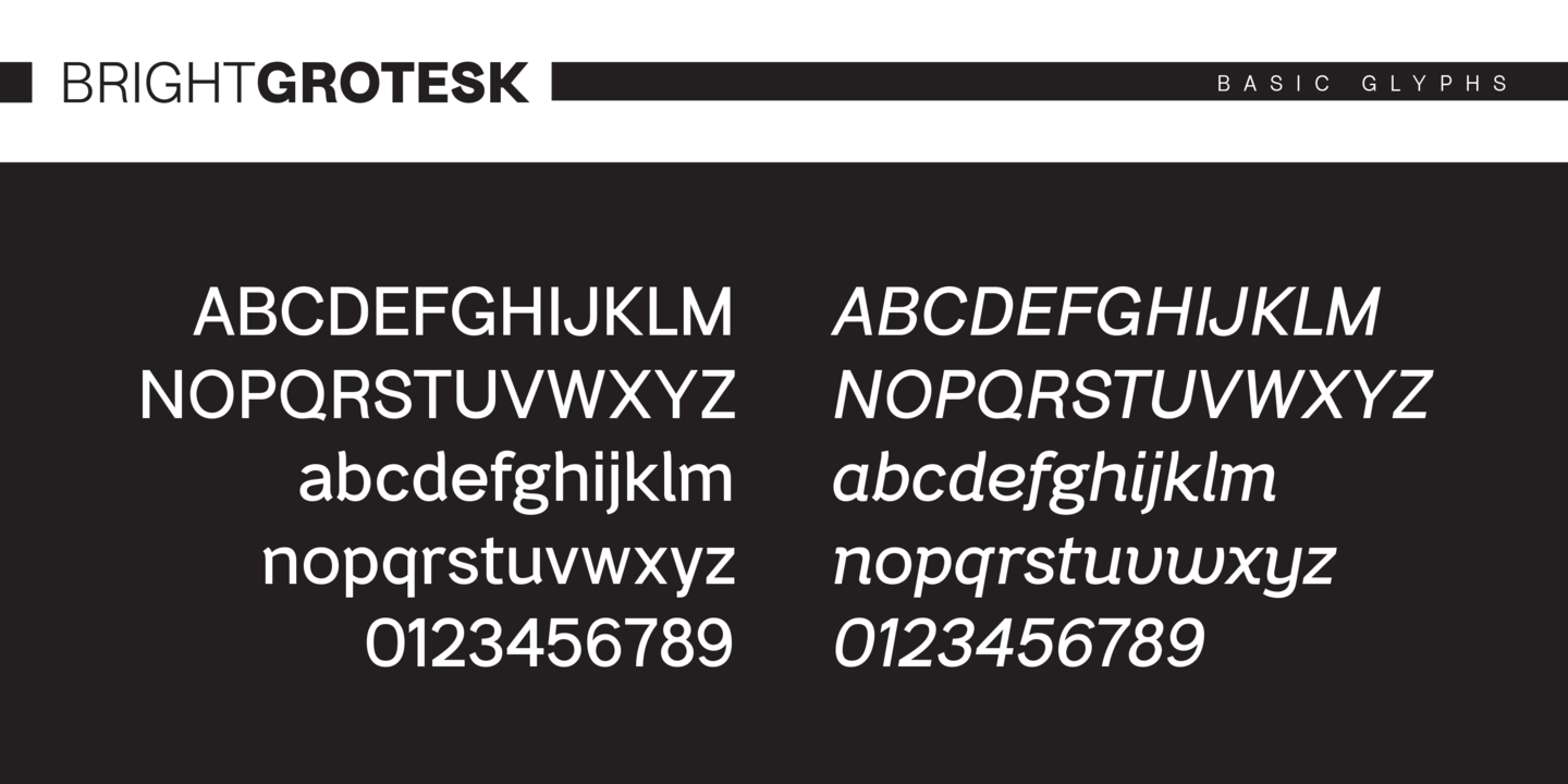Bright Grotesk