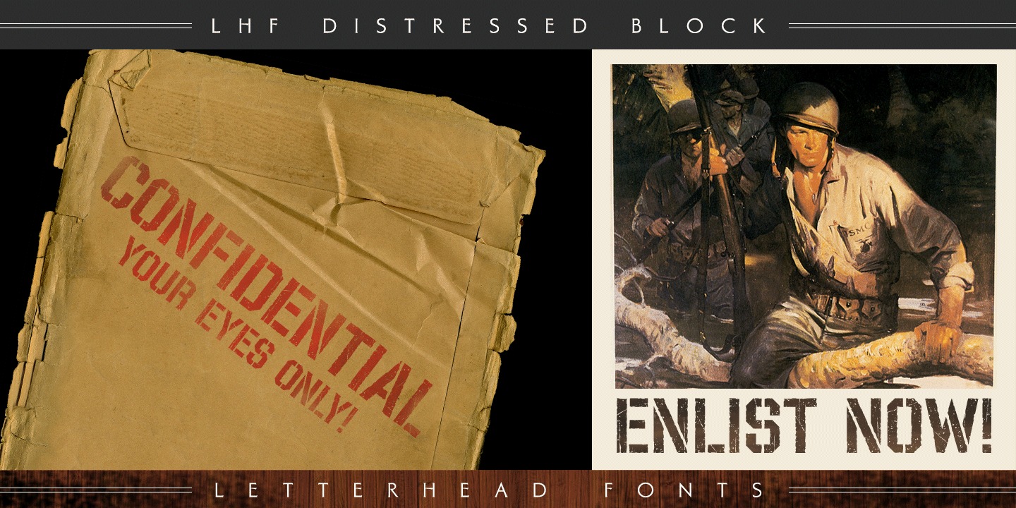 LHF Distressed Block™