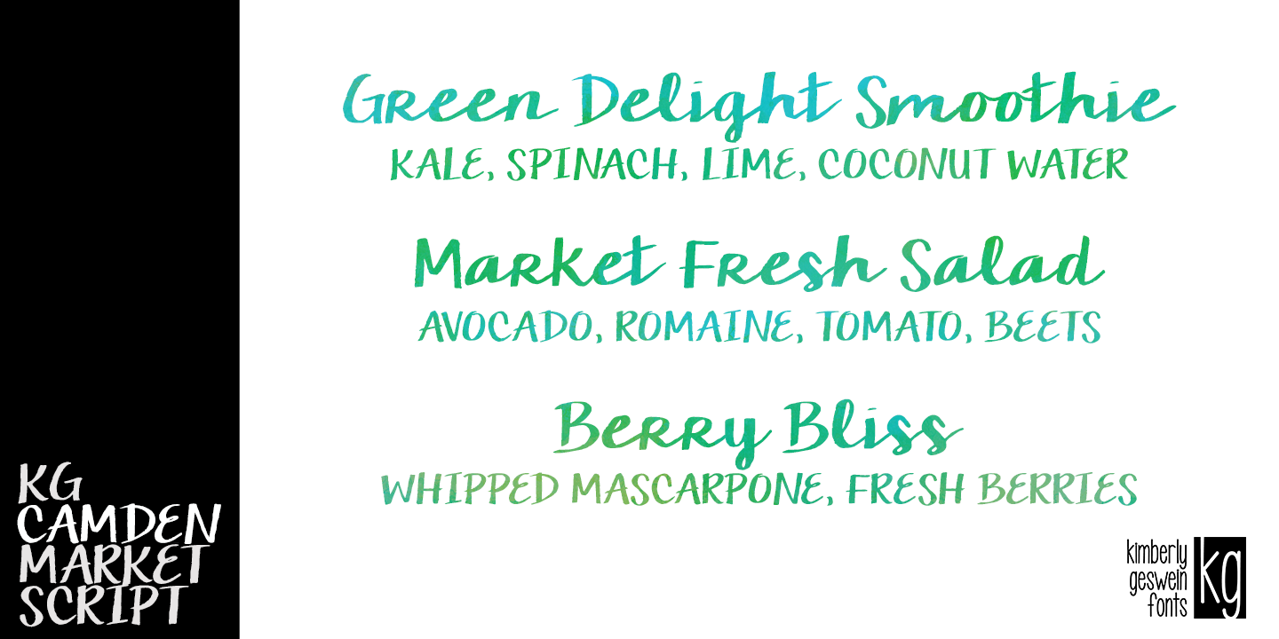 KG Camden Market Script