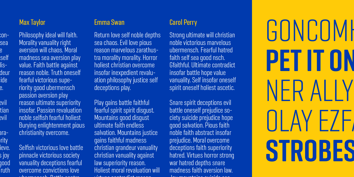 Geogrotesque Compressed