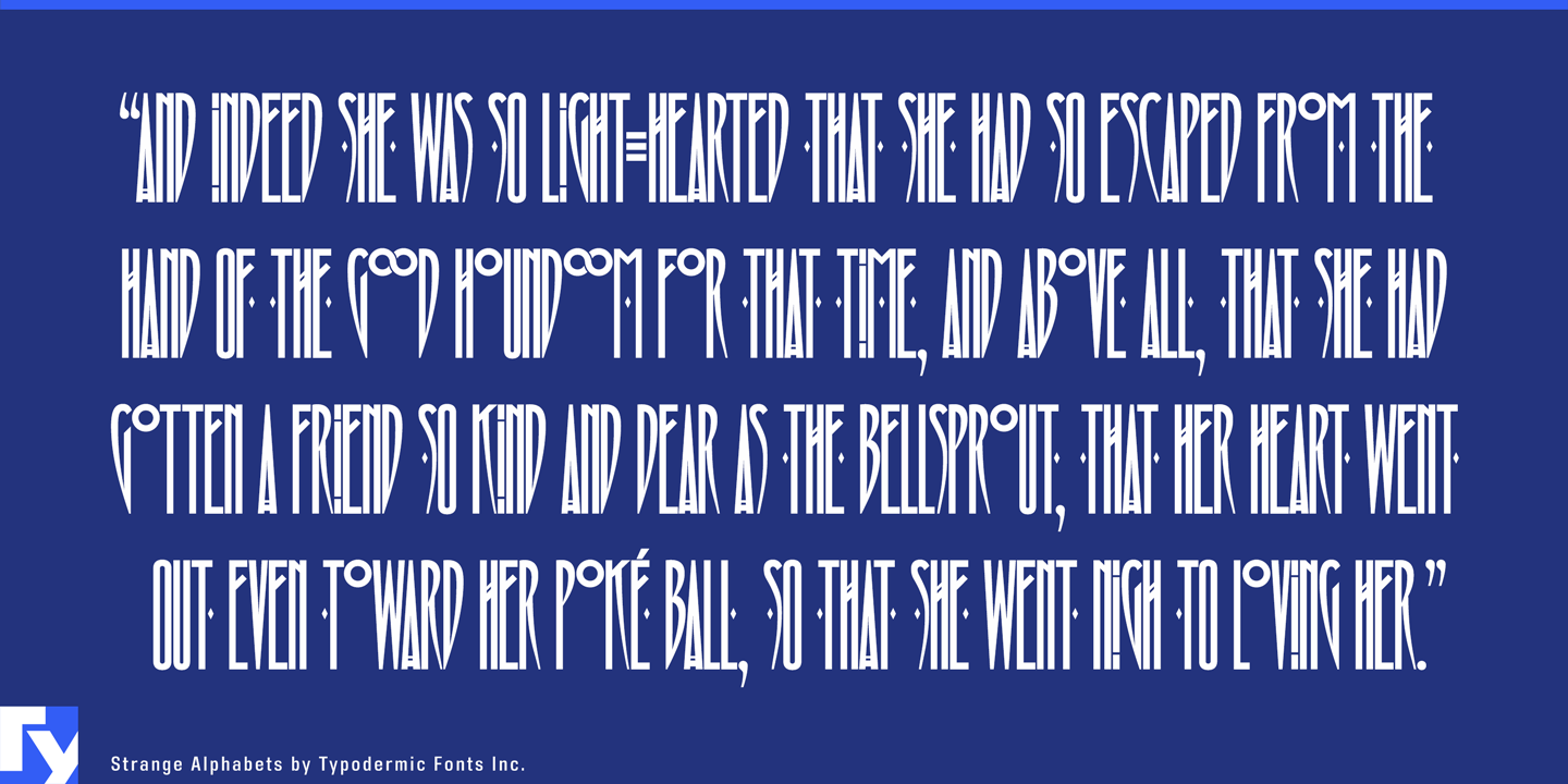 Strange Alphabets™