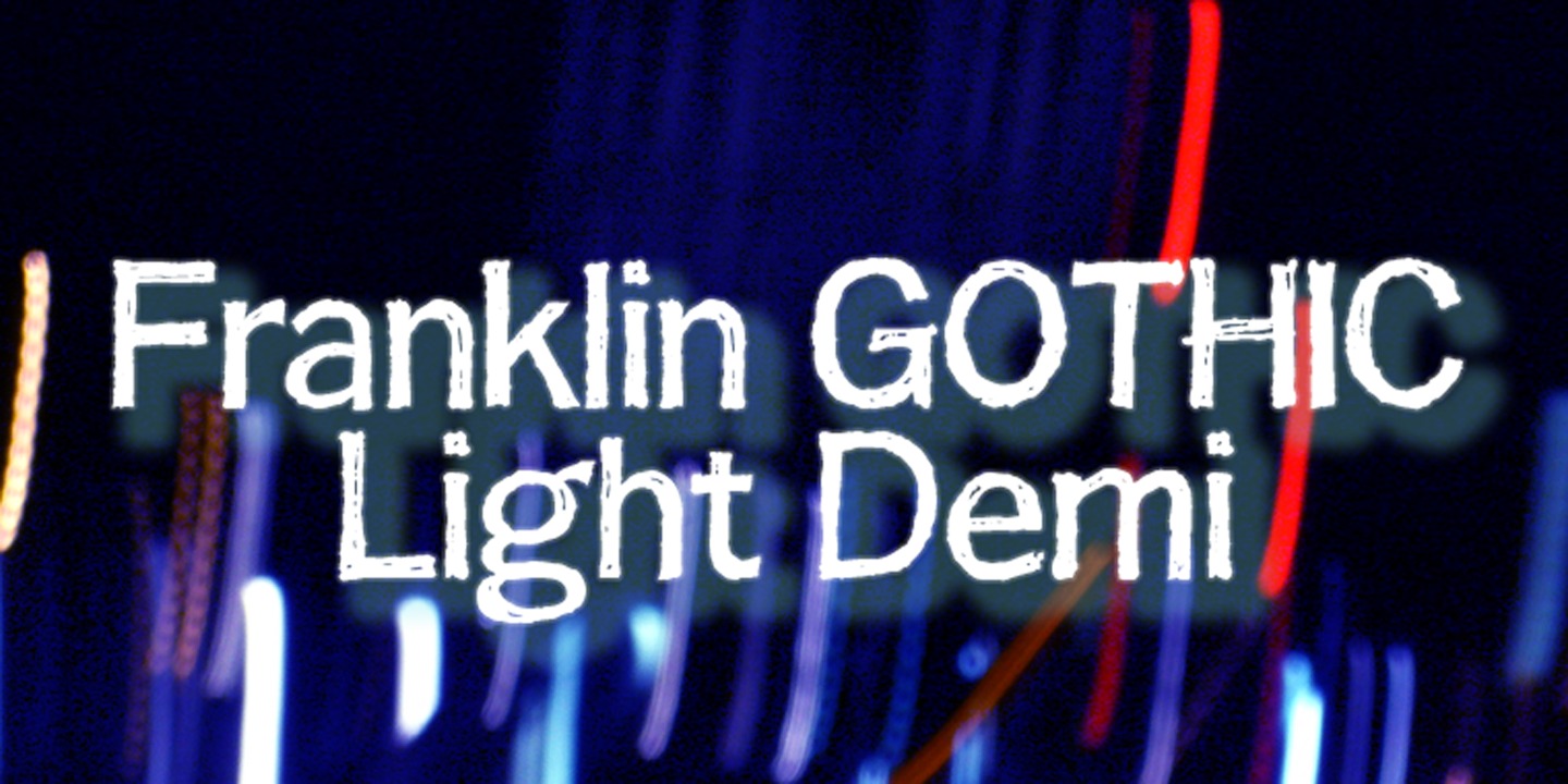 FranklinGothicHandLight