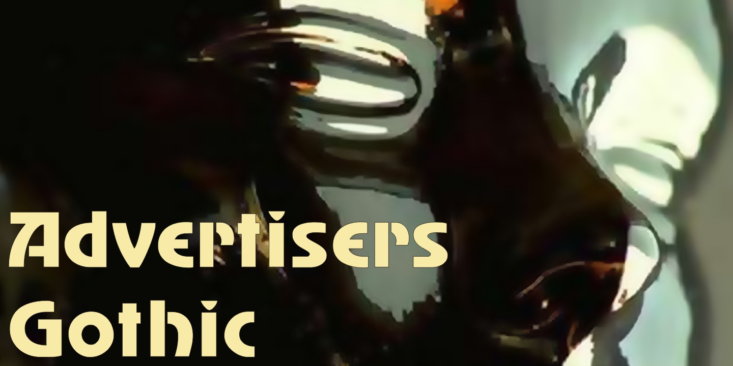 Advertisers Gothic