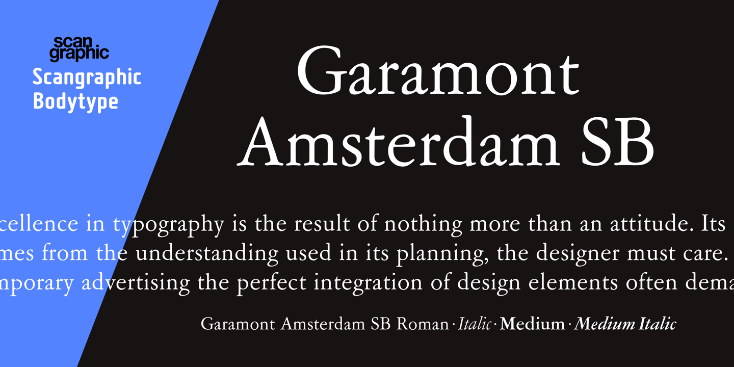 Garamont Amsterdam SB™