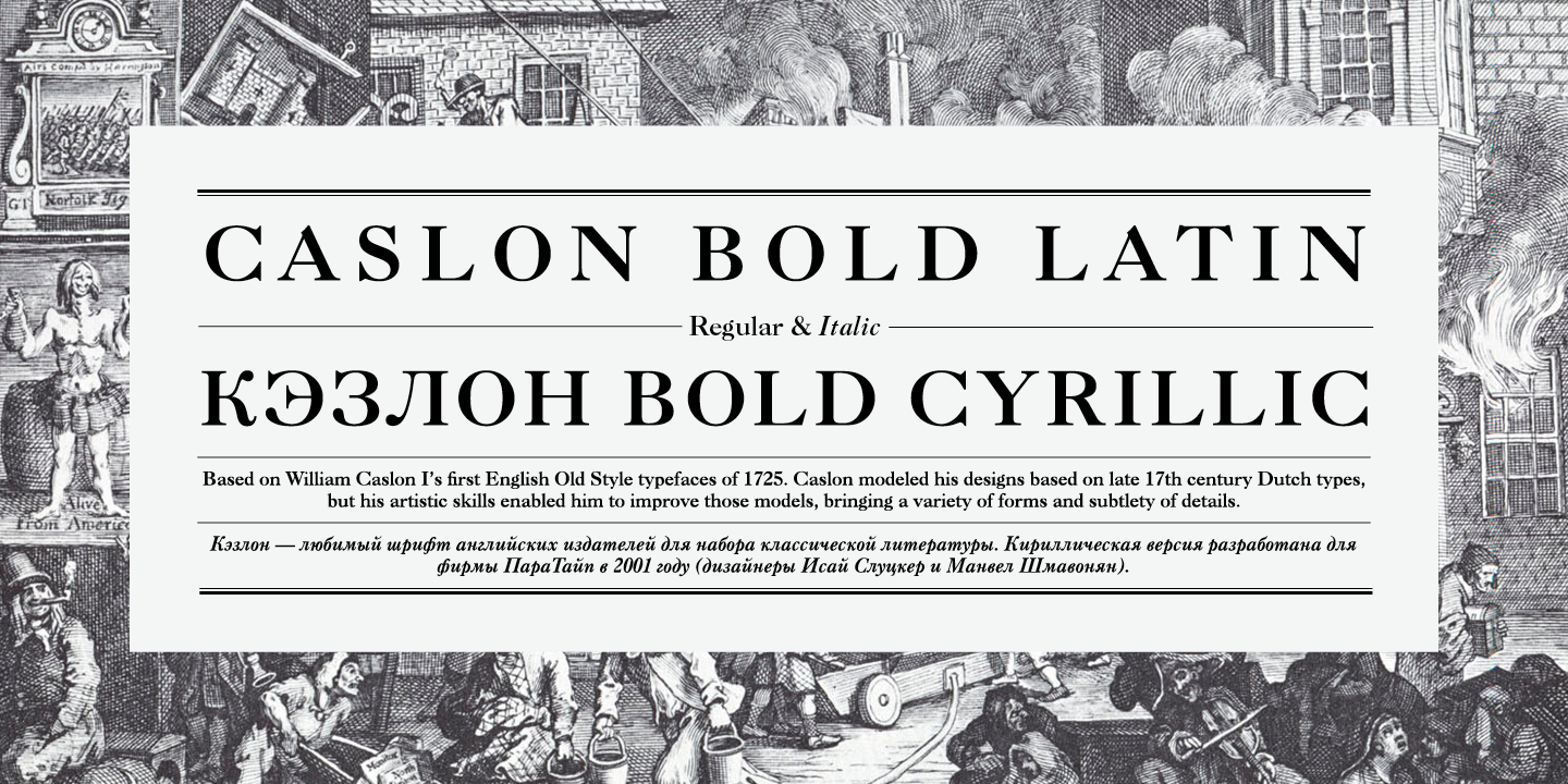 Caslon Bold