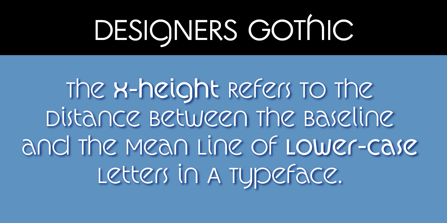Designers Gothic