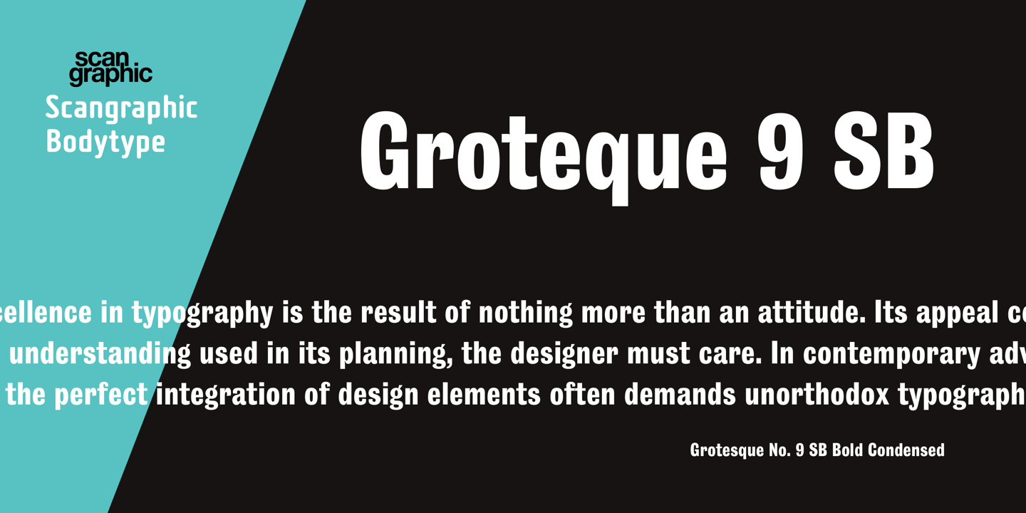 Grotesque No. 9 SB™
