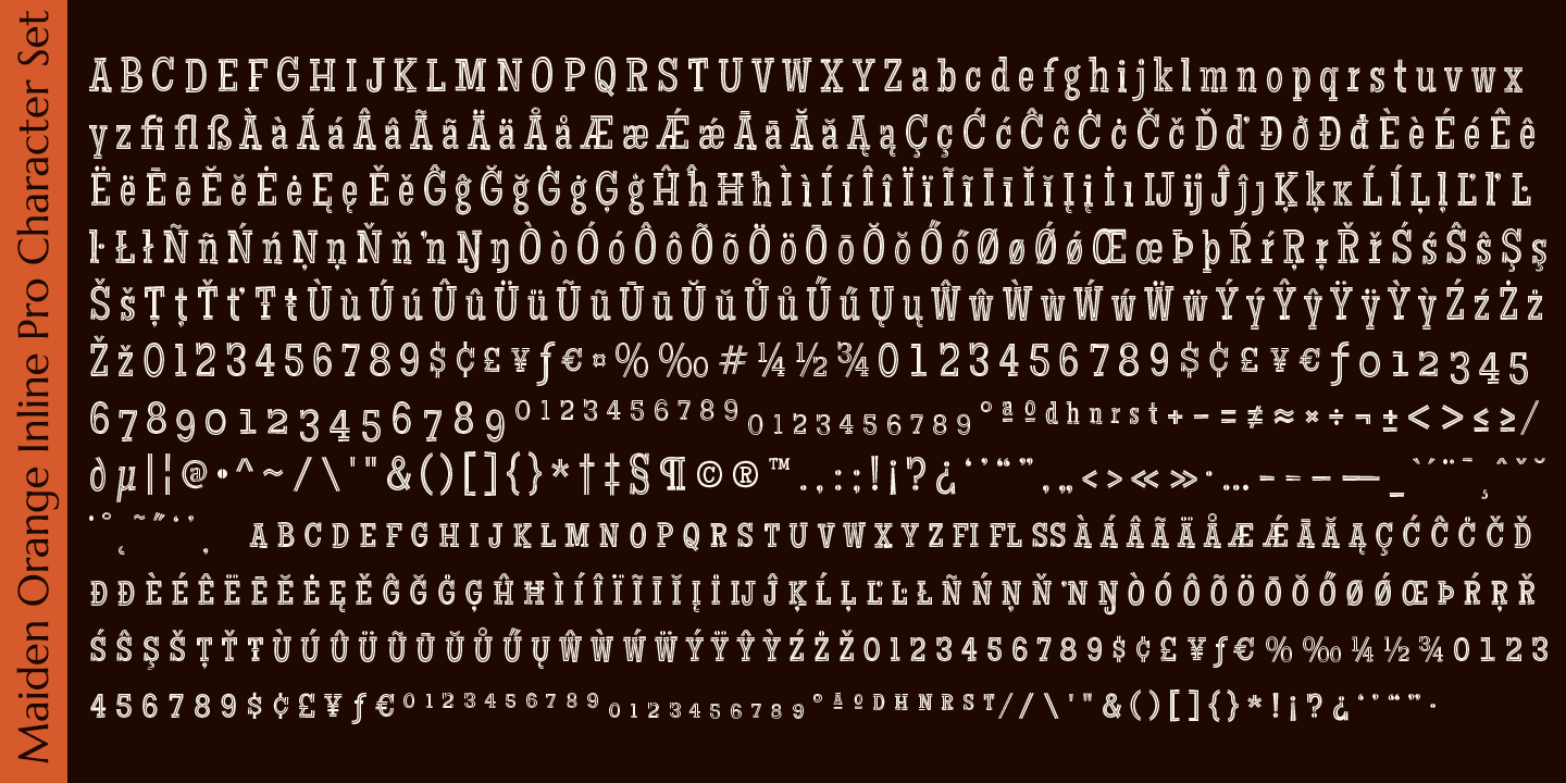 Maiden Orange Inline Pro