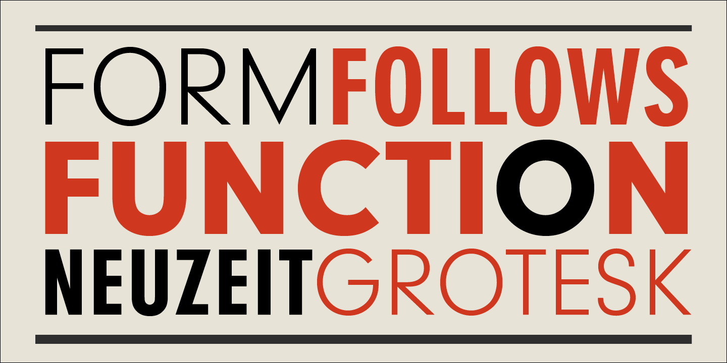 Neuzeit® Grotesk