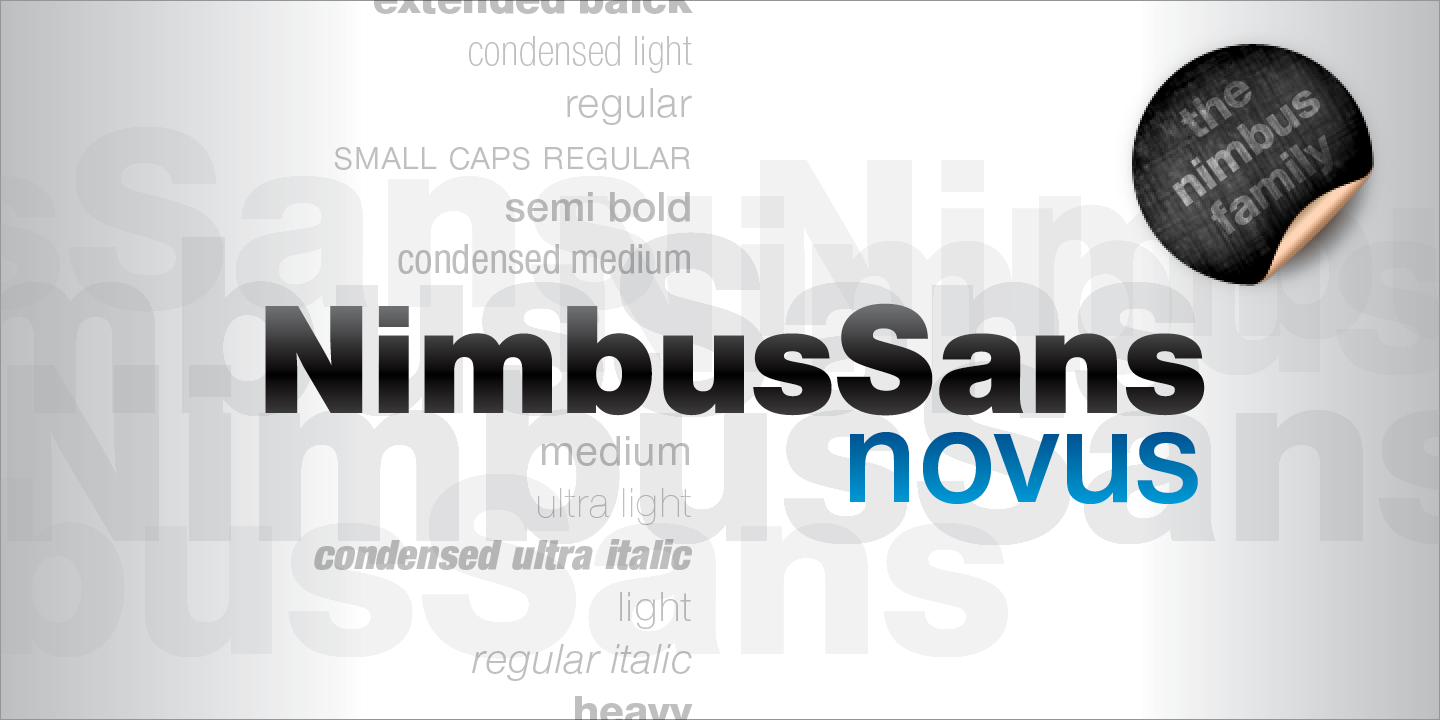 Nimbus Sans Novus™