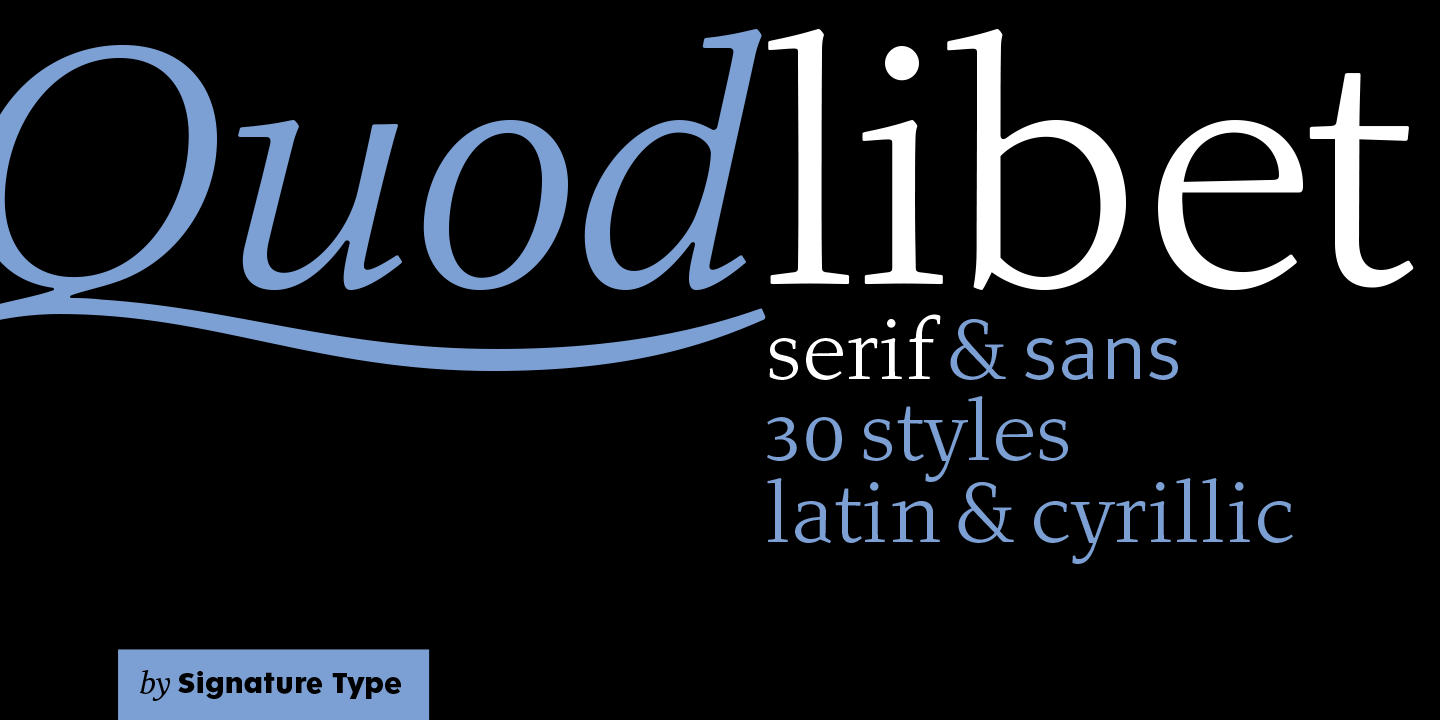 Quodlibet Serif