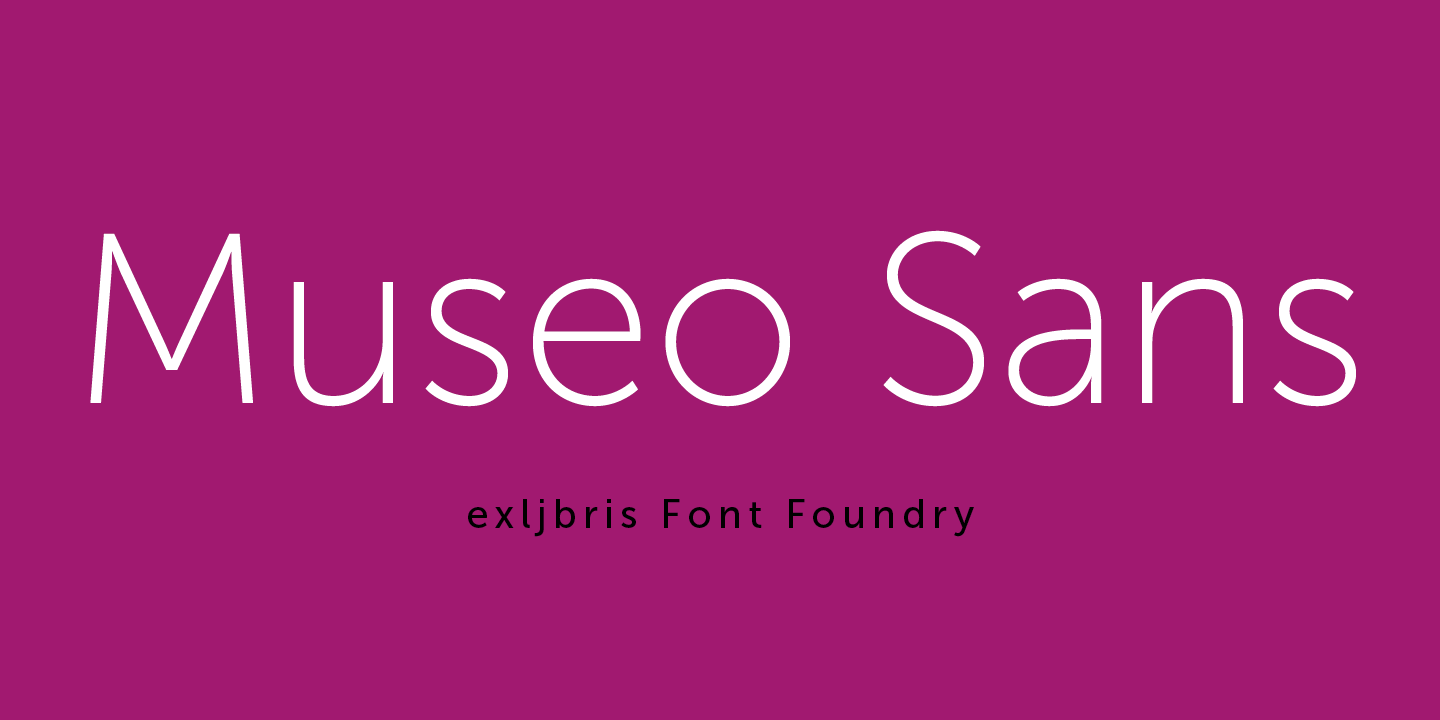Museo Sans™