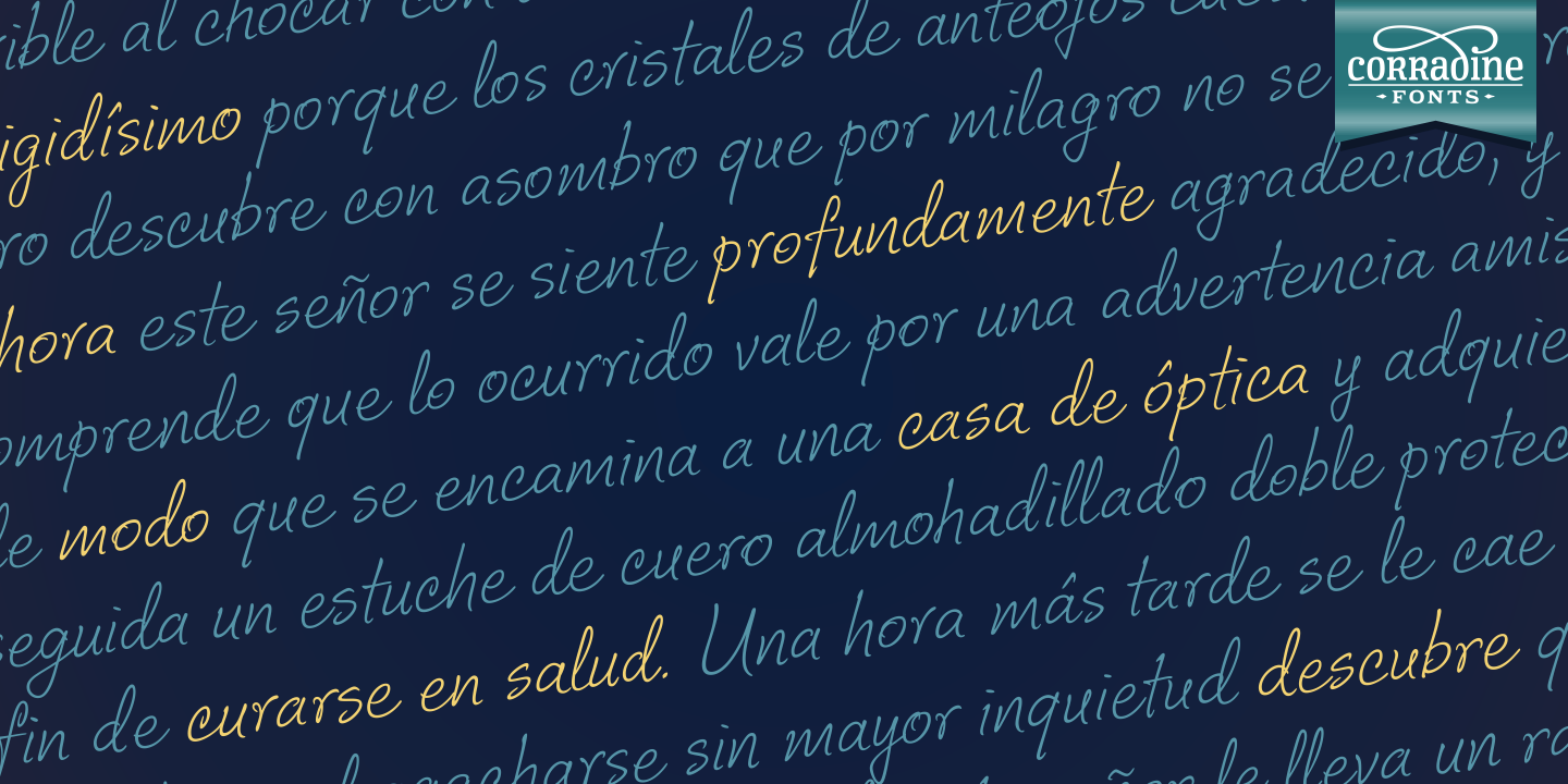 Corradine Handwriting Italic™