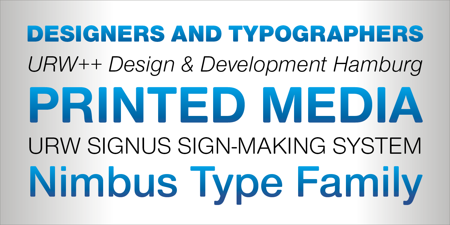 Nimbus Sans Round™