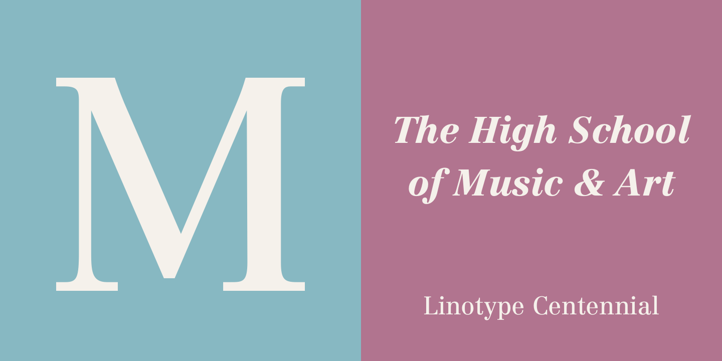 Linotype® Centennial