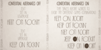 Polygraph OpenType Features by PintassilgoPrints