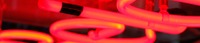 Beige PR firm neon sign angle view