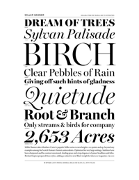 Miller Banner Specimen PDF by Font Bureau