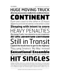 Hermes FB Specimen PDF by Font Bureau