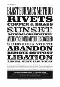 Ironmonger Specimen PDF by Font Bureau
