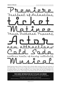 NeonStream Specimen PDF