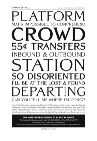 Grand Central Specimen PDF by Font Bureau
