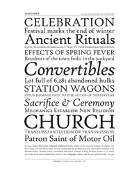 Hightower Specimen PDF by Font Bureau