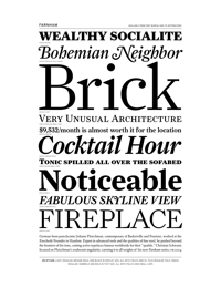 Farnham Specimen PDF by Font Bureau