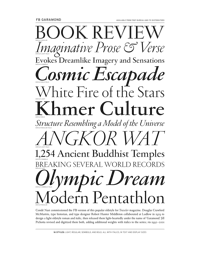 Garamond FB Specimen PDF by Font Bureau