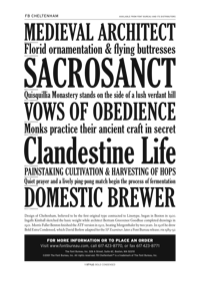 Cheltenham FB Specimen PDF by Font Bureau