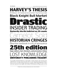 Truth FB Specimen PDF