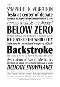 Roxy Specimen PDF