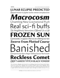Amira Specimen PDF by Font Bureau
