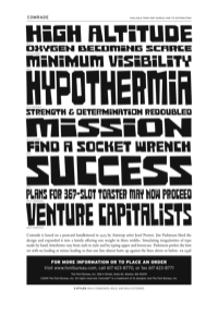 Comrade Specimen PDF by Font Bureau