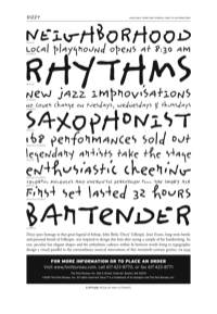 Dizzy Specimen PDF by Font Bureau