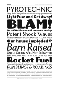 Fritz Specimen PDF
