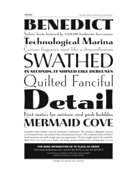 Minah Specimen PDF by Font Bureau