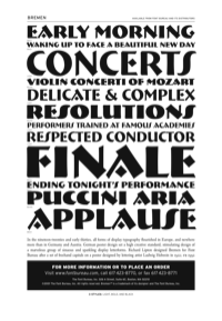 Bremen Specimen PDF by Font Bureau