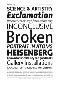 Productus Specimen PDF by Font Bureau
