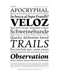 Elmhurst Specimen PDF by Font Bureau