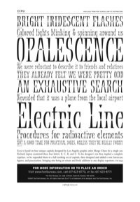 Ecru Specimen PDF